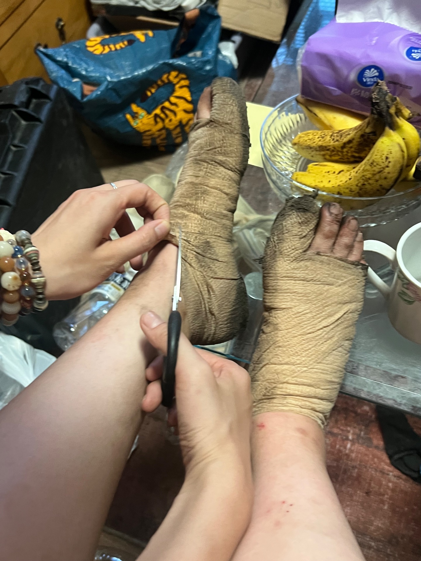 Straps needed for rooftop dance